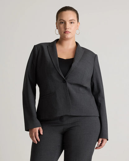 Italian Wool Tailored Blazer - XS / Navy