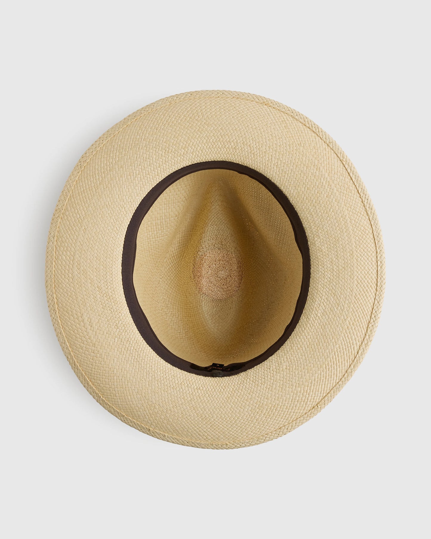 Toquilla Straw Panama Hat - S / Black