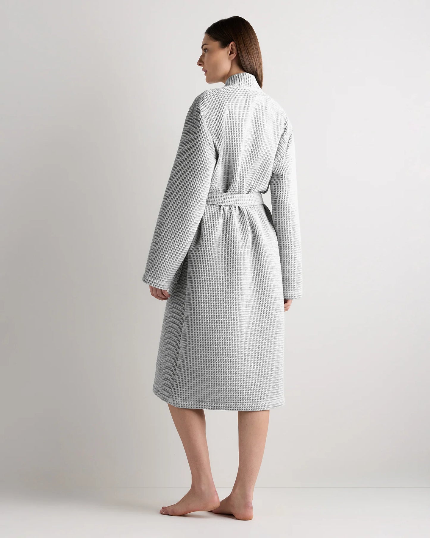 Organic Turkish Waffle Robe - XS / White