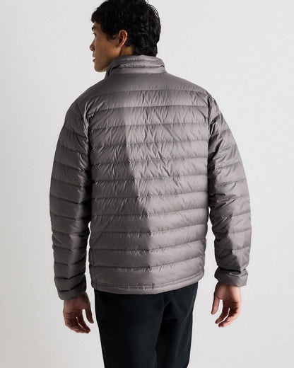 Lightweight Down Packable Puffer Jacket - XS / Overcast Grey