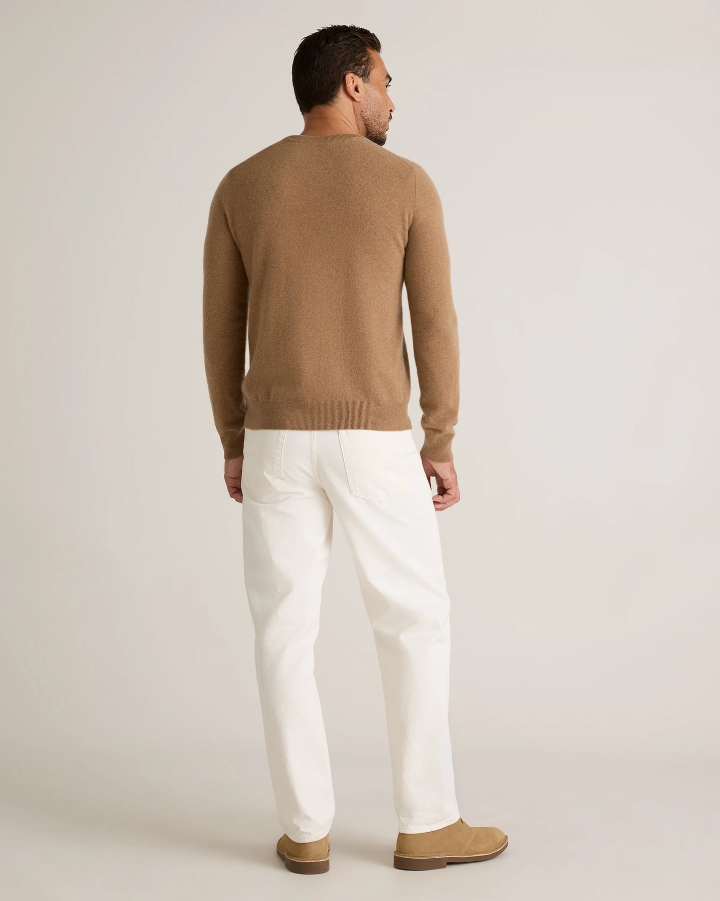 Mongolian Cashmere Crewneck Sweater - XS / Black