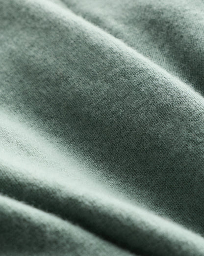 Mongolian Cashmere Pullover Hoodie - XS / Sea Spray Green