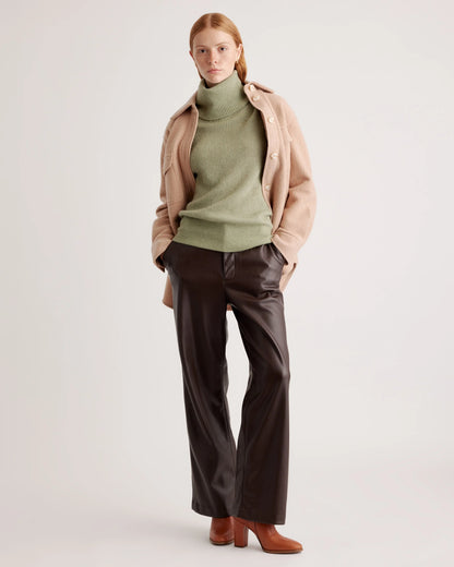 Baby Alpaca-Wool Turtleneck - XS / Light Grey
