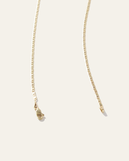 14K Gold Petite Valentino Chain Necklace - One Size / Yellow Gold
