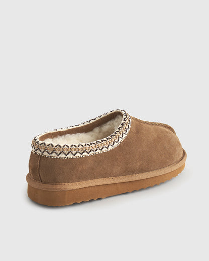 Australian Shearling Clog Slipper - 5 / Pecan