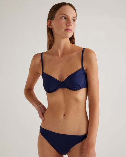 Italian Low-Rise Bikini Bottom - XS / Deep Navy
