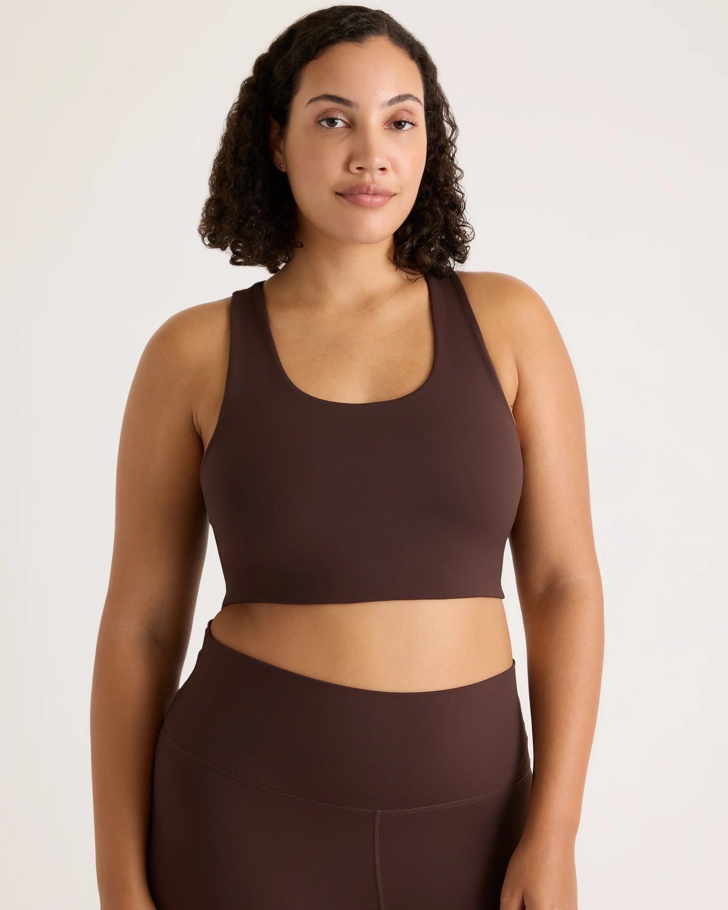 Ultra-Form Scoop Neck Longline Bra - XS / Black Camo