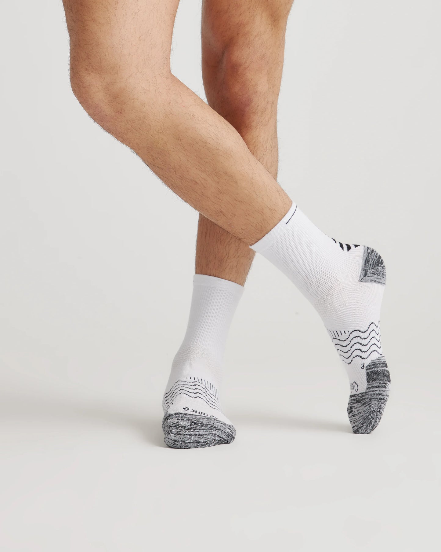 Performance Running Crew Socks (4-Pack) - S / White
