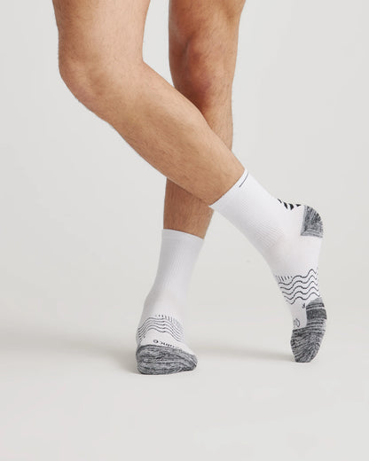 Performance Running Crew Socks (4-Pack) - S / White