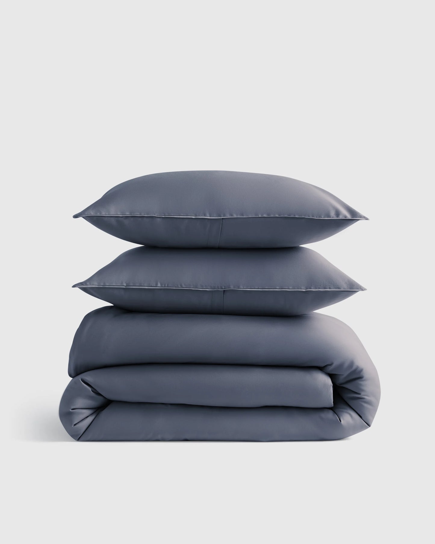 Organic Cotton Sateen Comforter Set - Twin / White