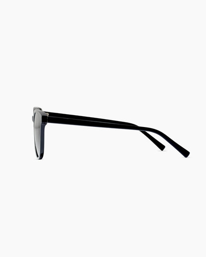 Charlie Polarized Acetate Sunglasses - Standard / Clear with Grey lens