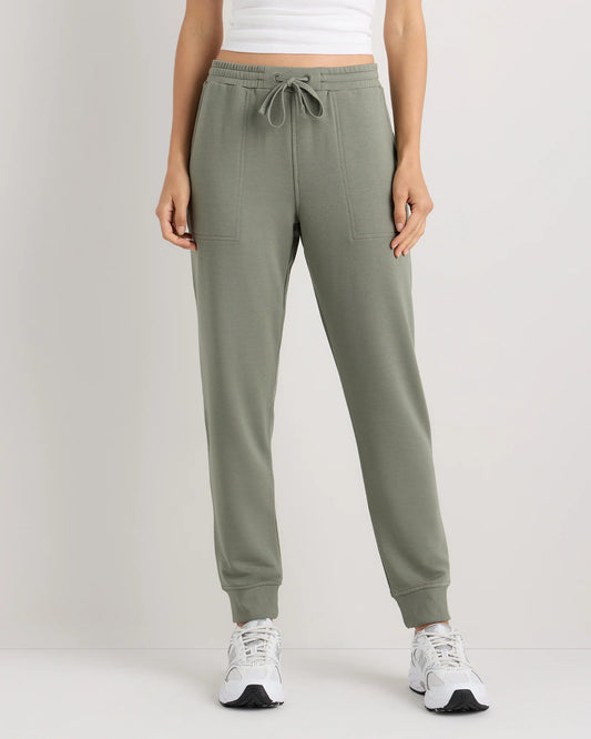 SuperSoft Fleece Joggers - XS / Smoked Thyme Green