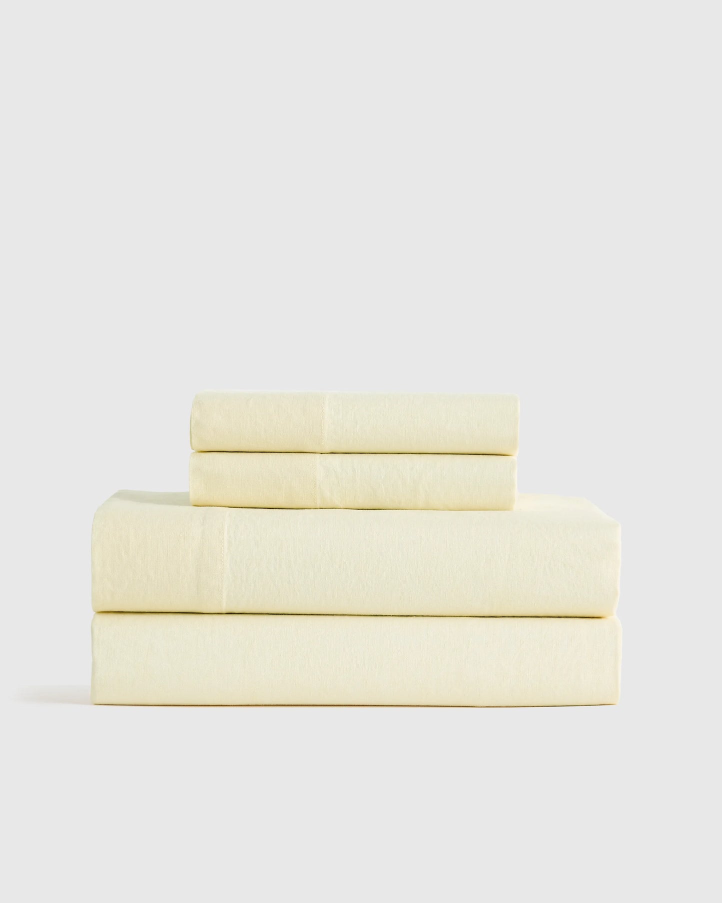 European Linen Sheet Set - Twin / Peach