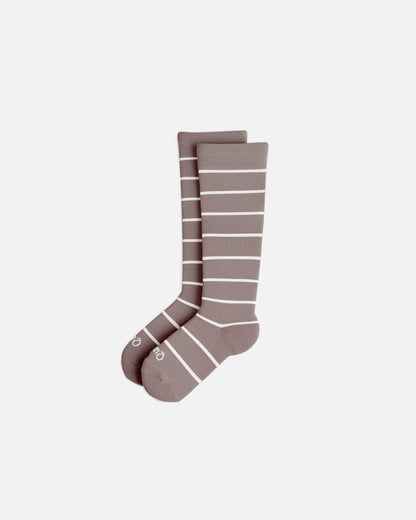 Recycled Maternity Compression Socks 3-Pack - L / White/Black/Grey