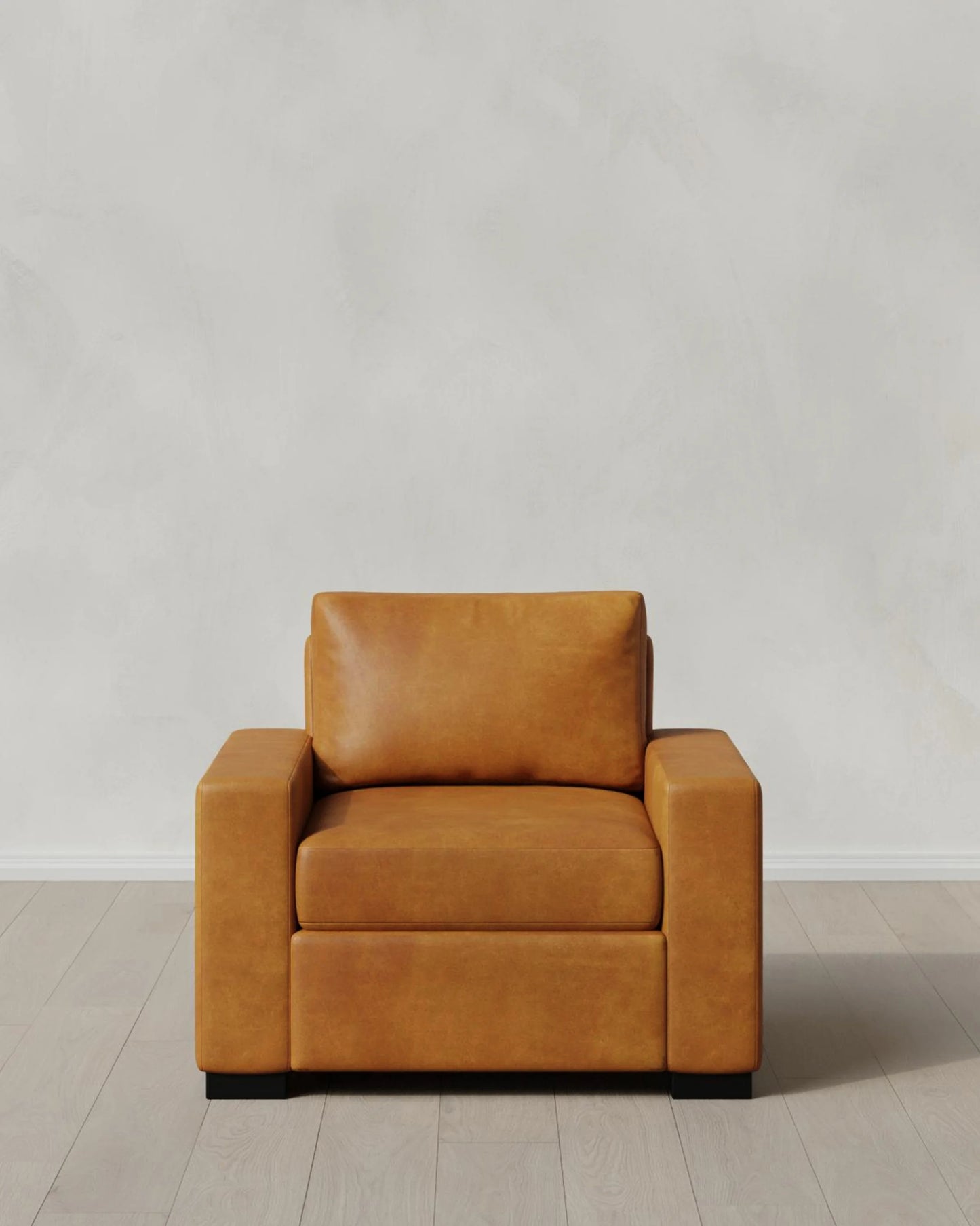 Stillman Accent Chair in Leather - One Size / Auburn
