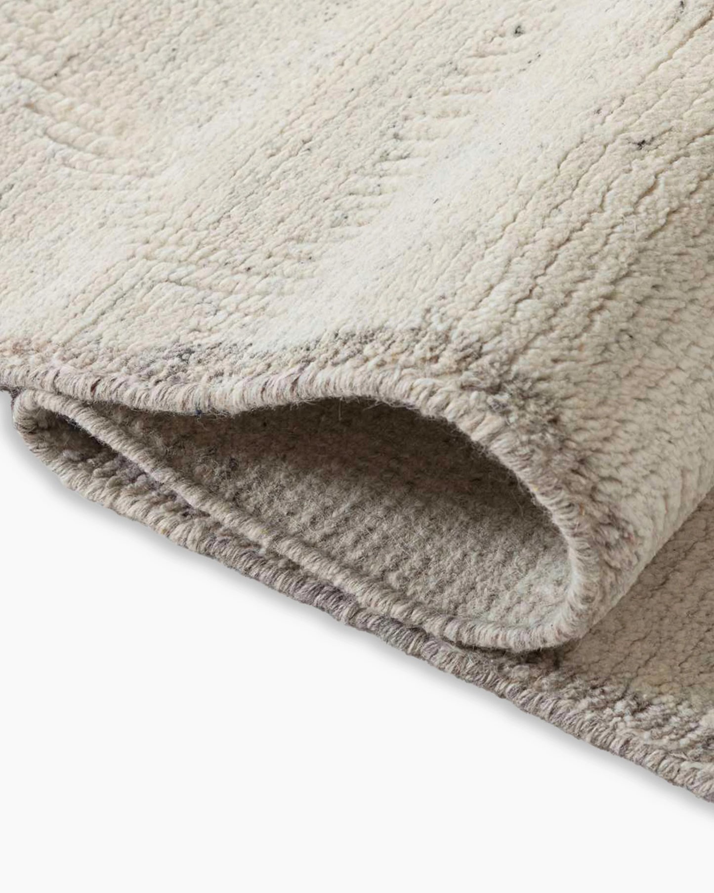 Wynona Hand-Knotted Wool Rug - 5' x 7'6" / Beige