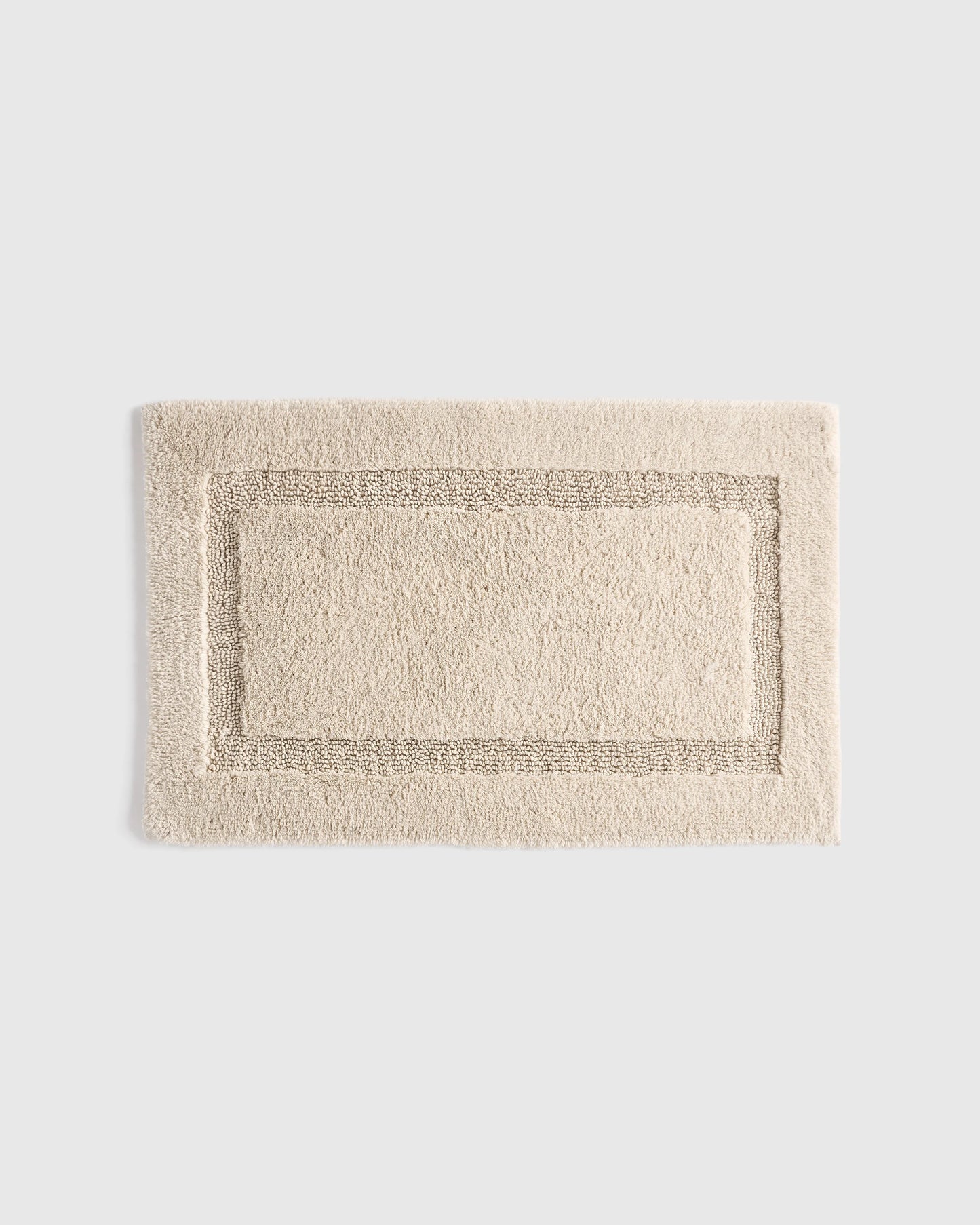 Turkish Cotton Non-Slip Bath Rug - 21"x34" / White