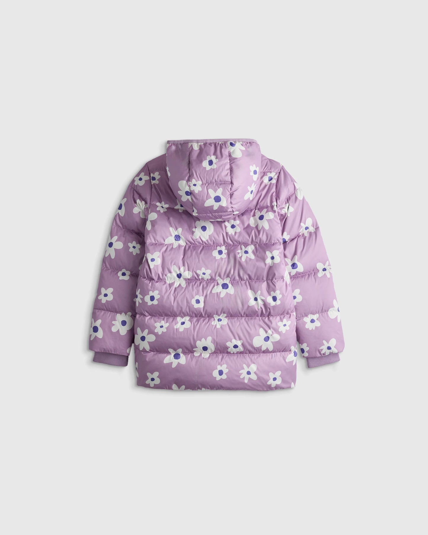 Heavyweight Down Puffer Coat - 2T / Purple Floral