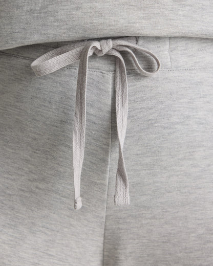SuperSoft Fleece Cropped Wide Leg Pants - 1X / Heather Grey