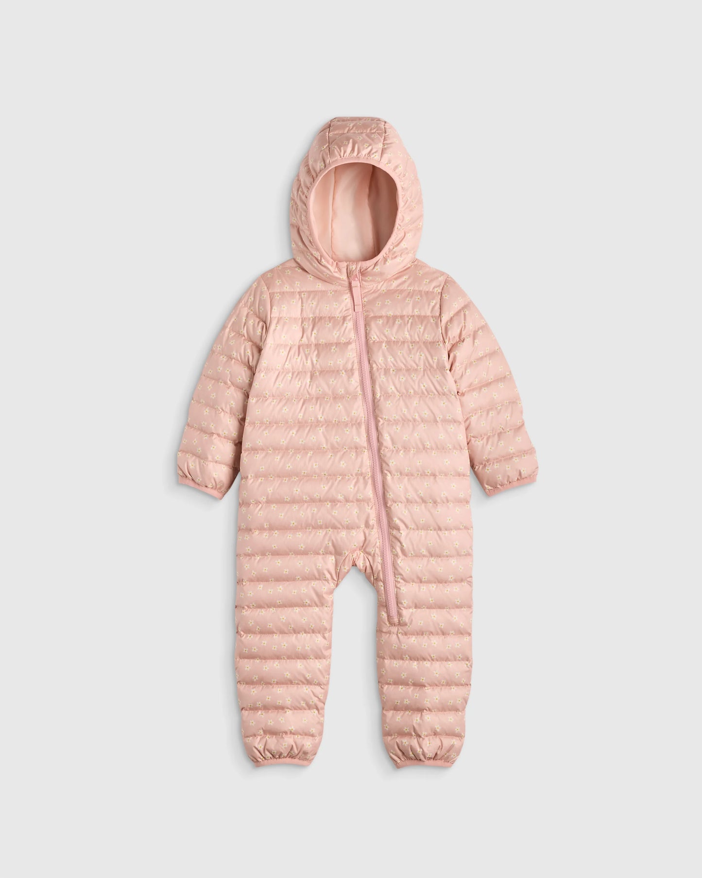 Lightweight Down Puffer Bunting - 0-3M / Pink Mini Floral