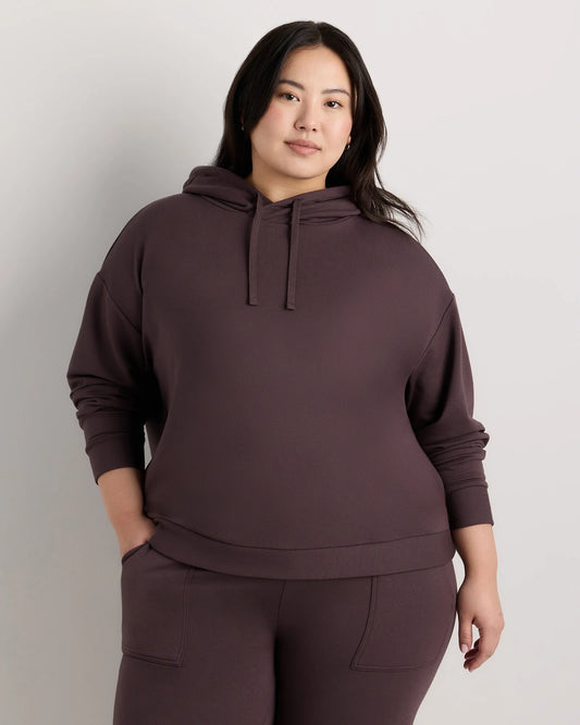SuperSoft Fleece Pullover Hoodie - 1X / Dried Fig