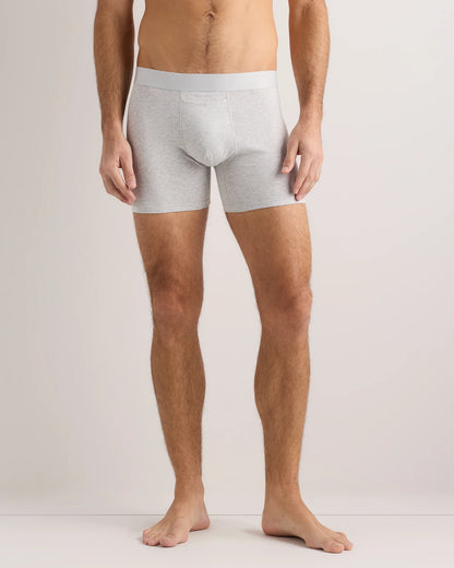 Organic Cotton 4'' Trunk (3-pack) - XS / Light Grey