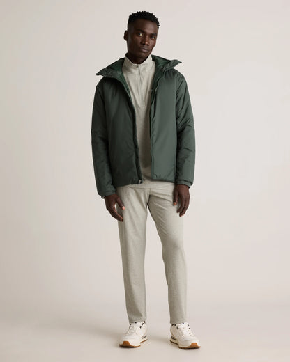 Hybrid Insulated Heavyweight Hooded Jacket - S / Verdant Pine