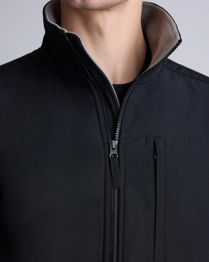 Polar Fleece Full-Zip Jacket - S / Gravel/Bold Black