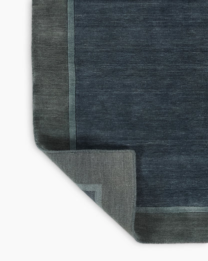Delaney Hand-Loomed Wool Rug - 2' x 3' / Blue