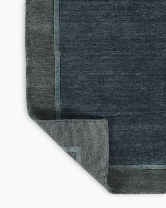 Delaney Hand-Loomed Wool Rug - 2' x 3' / Blue