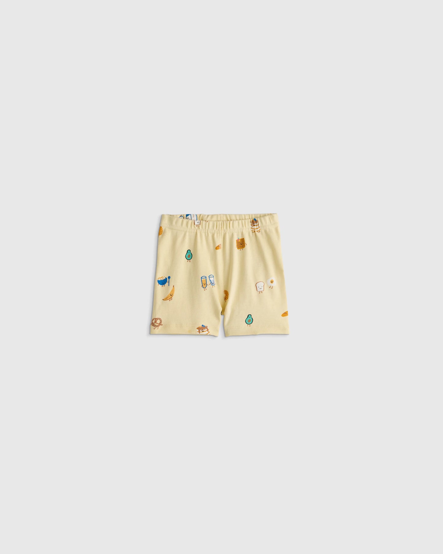 100% Organic Cotton Short Sleeve and Shorts Pajama Set - 12-18M / Navy Stripe