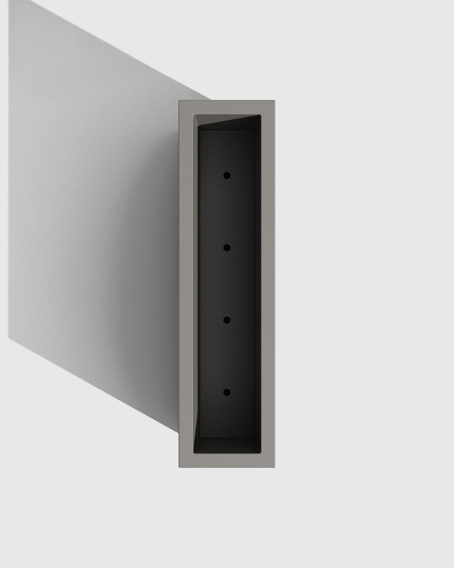 Block Series All Weather Rectangular Planter by Veradek - One Size / Black