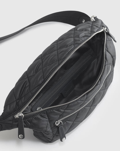 Transit Quilted Sling Bag - One Size / Black