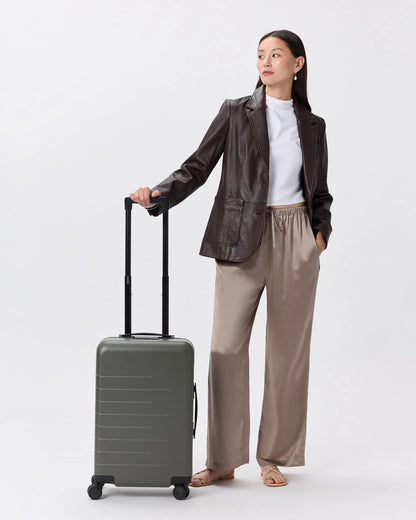 Small Carry-On Suitcase - One Size / Emerald Jungle