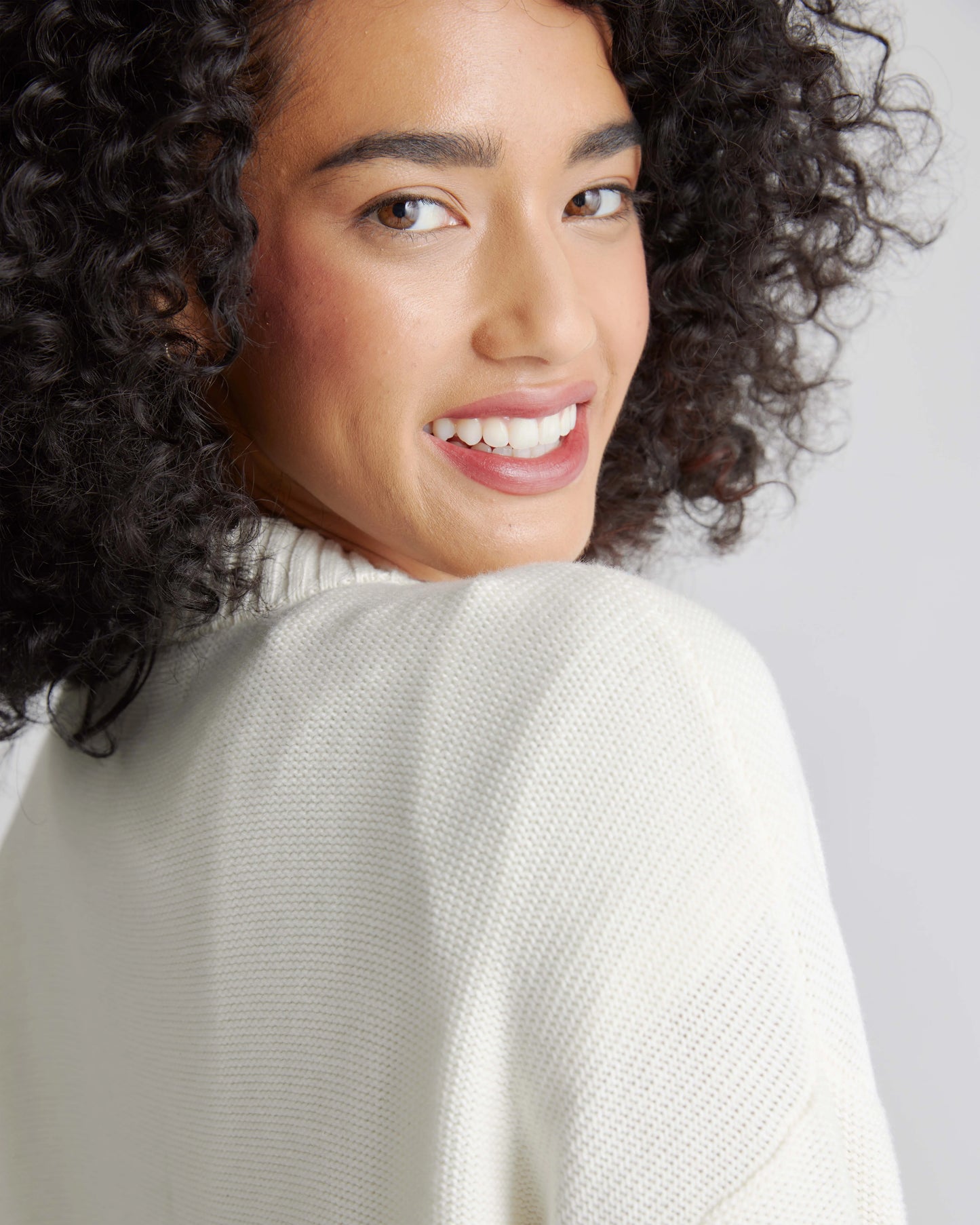 100% Organic Cotton Cropped Cardigan - XS / Heather Brown