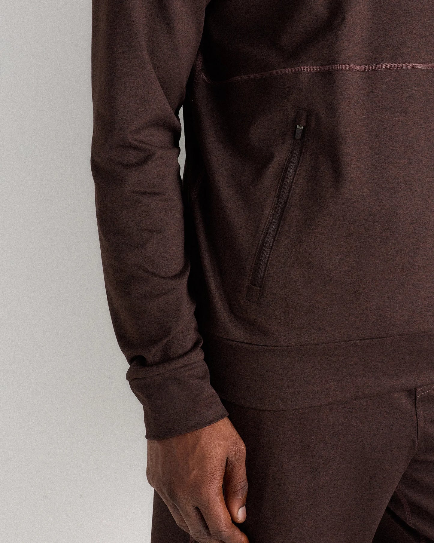 Flowknit Performance Hoodie - XS / Heather Coffee Bean Brown