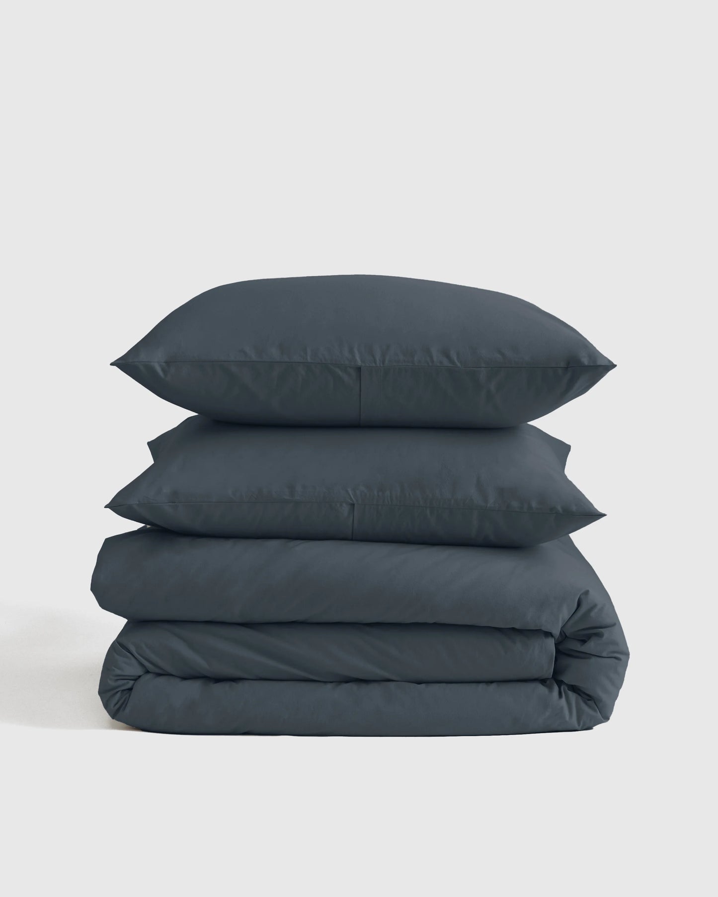Organic Brushed Cotton Duvet Cover Set - Twin / Toffee