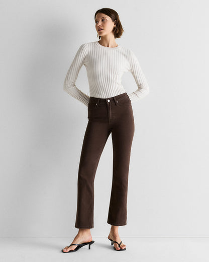 Bella Stretch Straight Jeans - 24 / Twilight Blue Fray