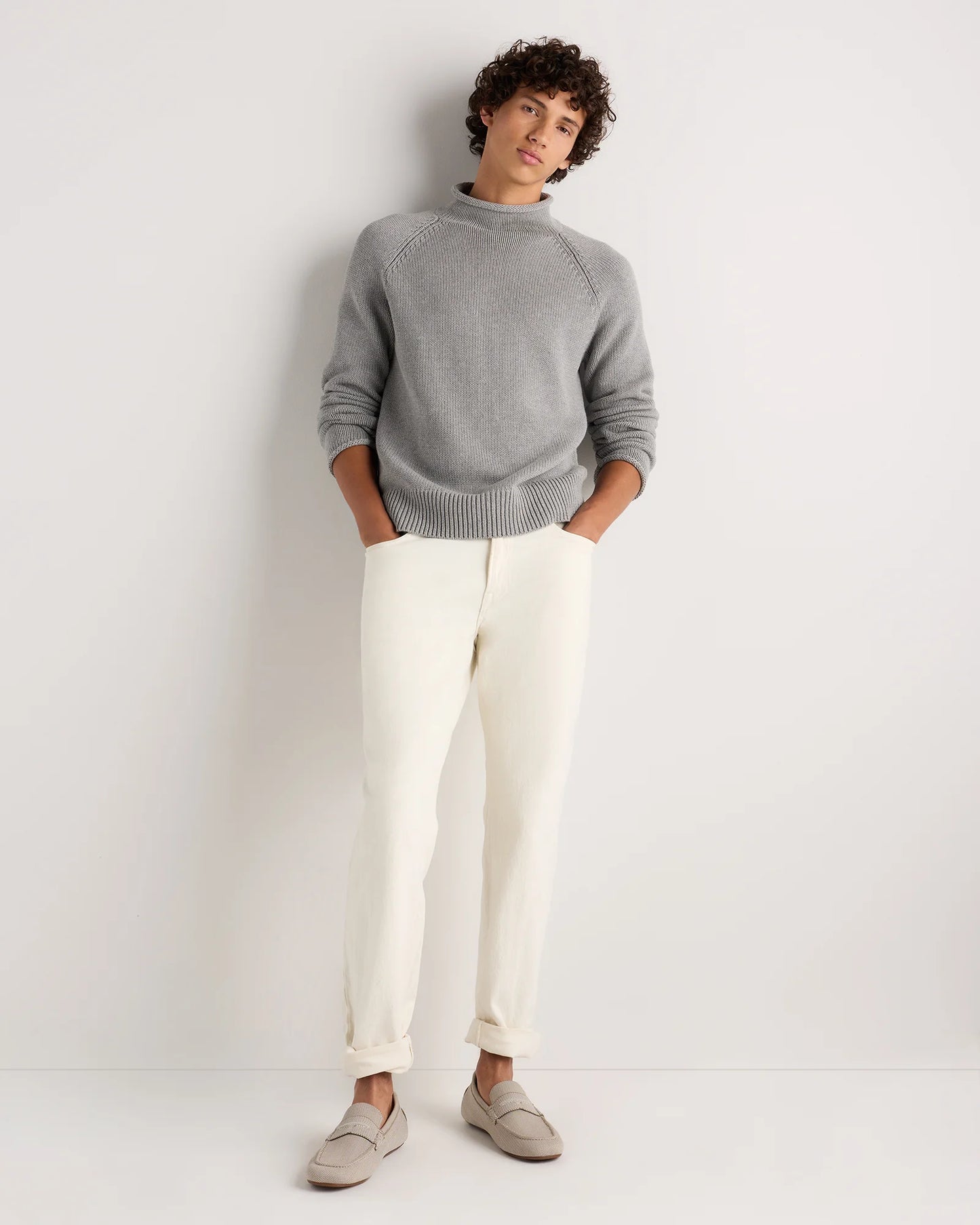 Recycled Knit Driving Loafer - 7 / Wheat
