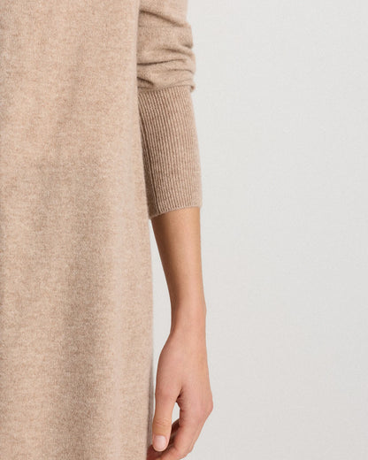 Mongolian Cashmere Duster Cardigan Sweater - XS / Oatmeal