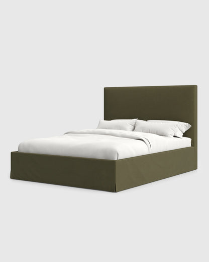 Slipcover Bed in 100% Linen - Full / Flax