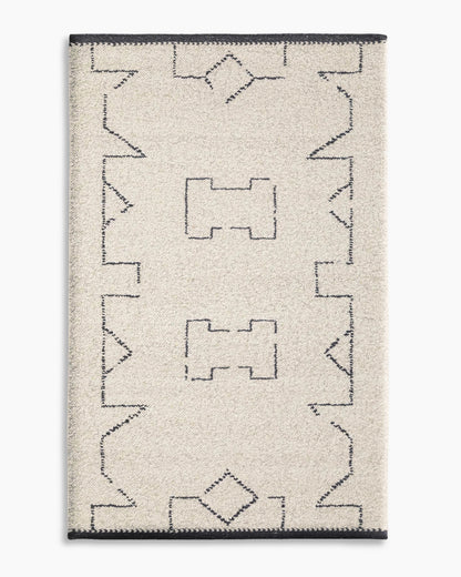 Saira Hand-Loomed Wool Rug - 5' x 8' / Charcoal