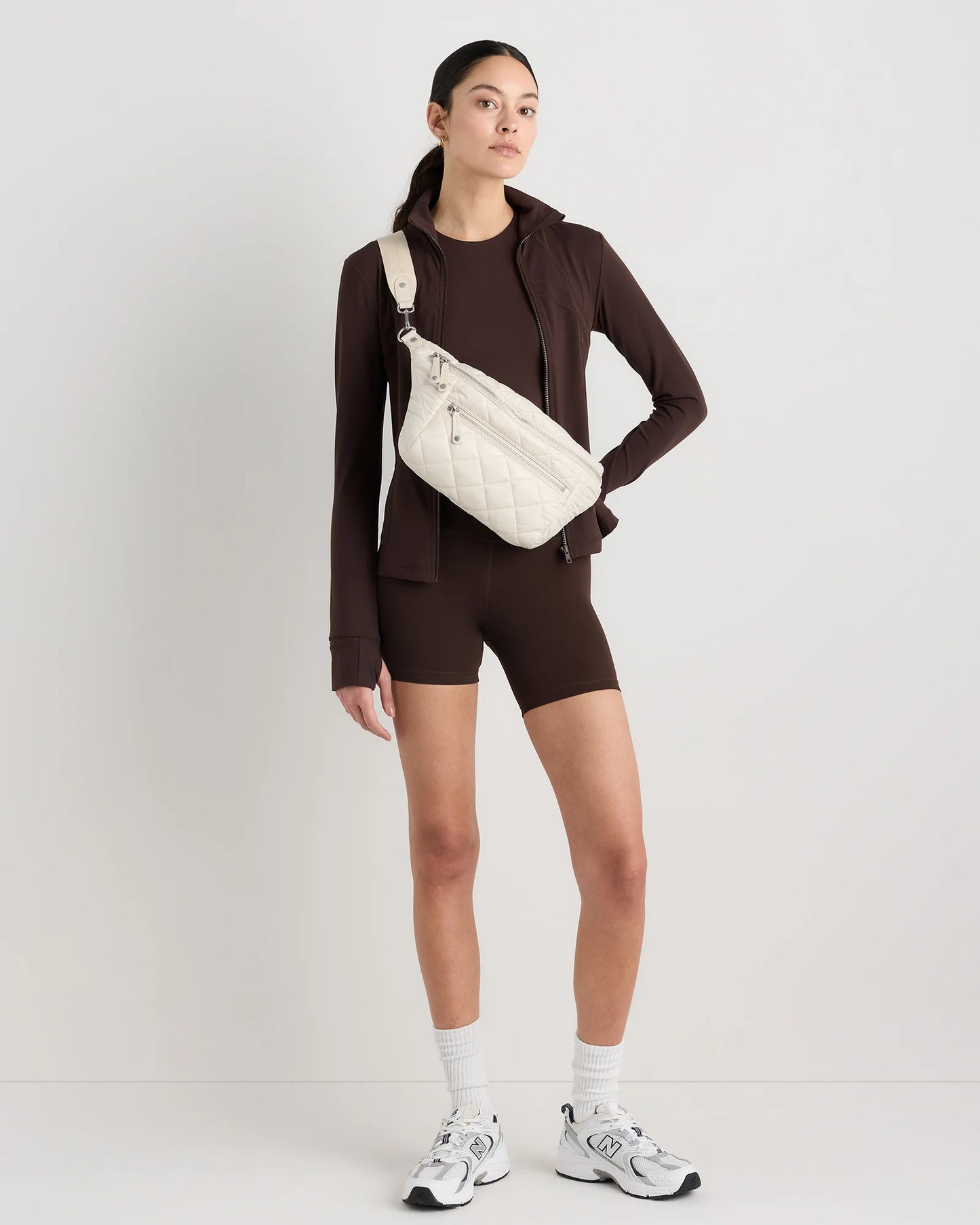 Transit Quilted Sling Bag - One Size / Black