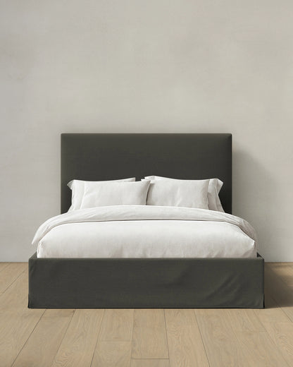 Slipcover Bed in 100% Linen - Full / Flax