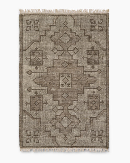 Nilo Handwoven Wool Rug - 3'6" x 5'6" / Brown