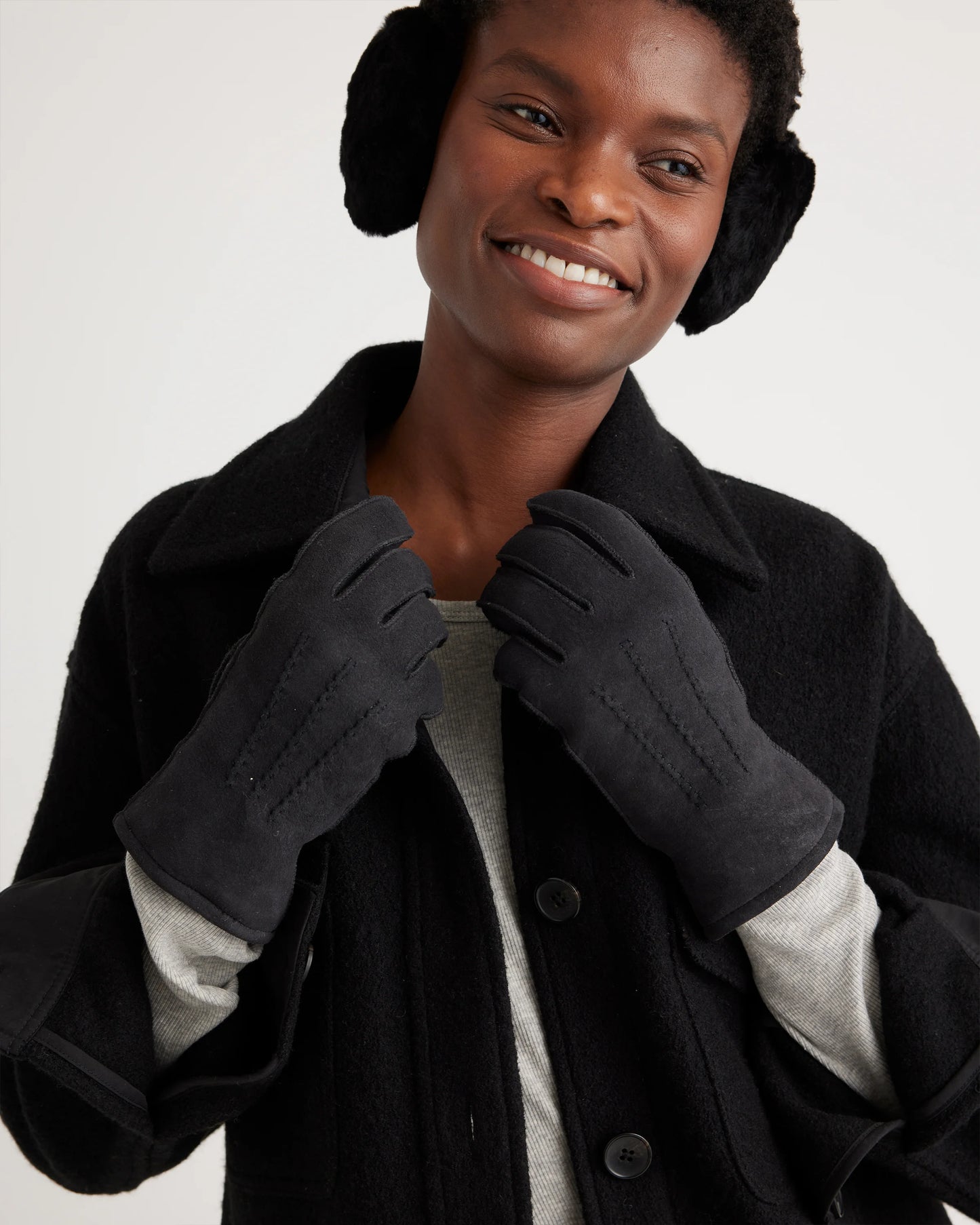100% Australian Shearling Gloves - S / Pecan