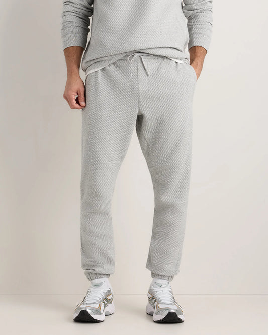 Waffle Knit Joggers - S / Heather Grey