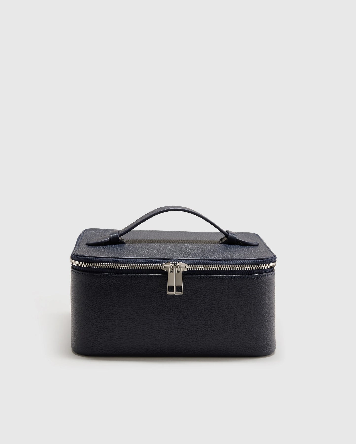 Italian Leather Travel Cosmetic Case - One Size / Garnet Red