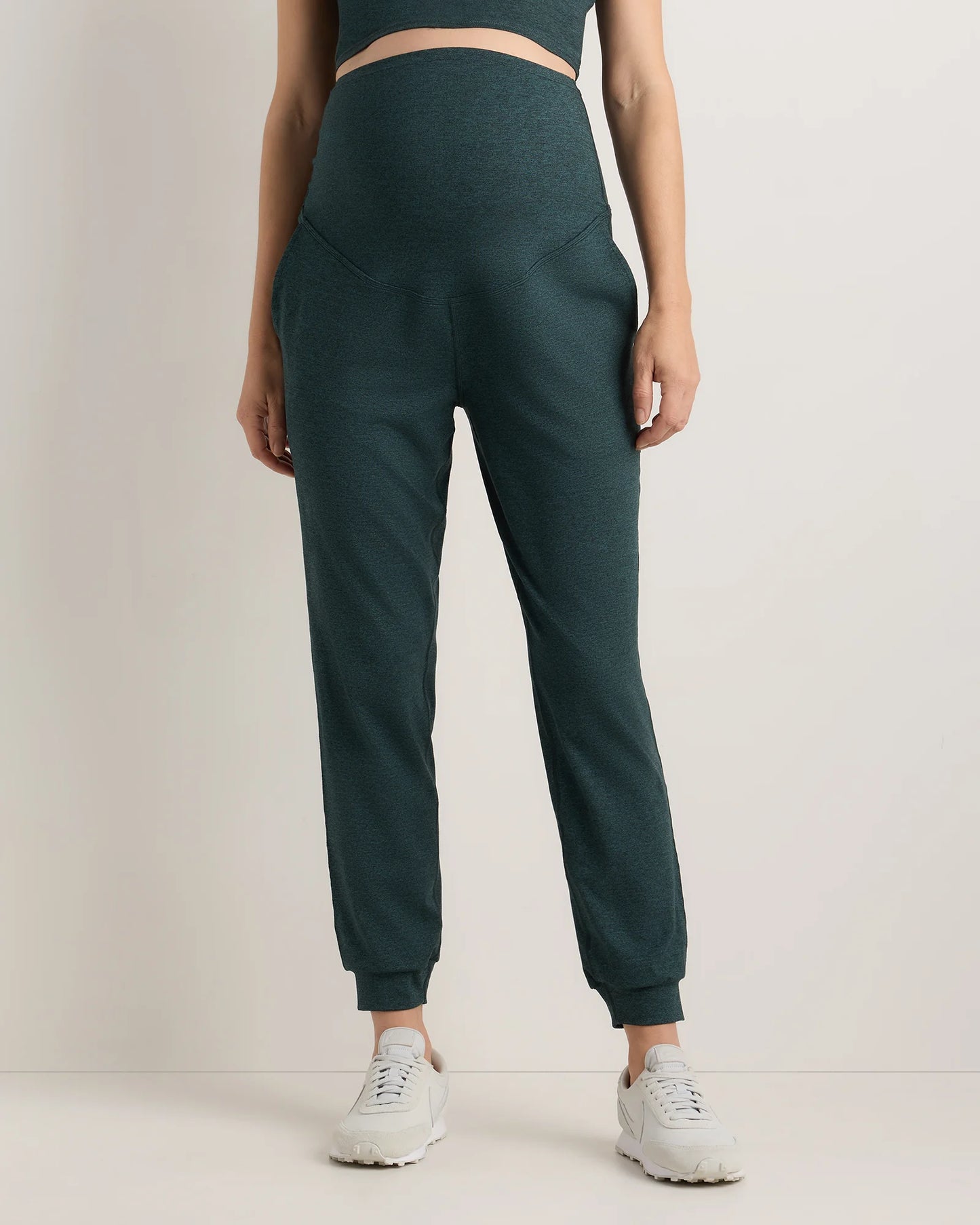 Ultra-Soft Maternity Joggers - XS / Heather Black