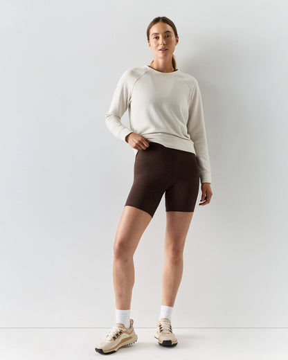 Ultra-Soft Bike Short - XS / Heather Espresso